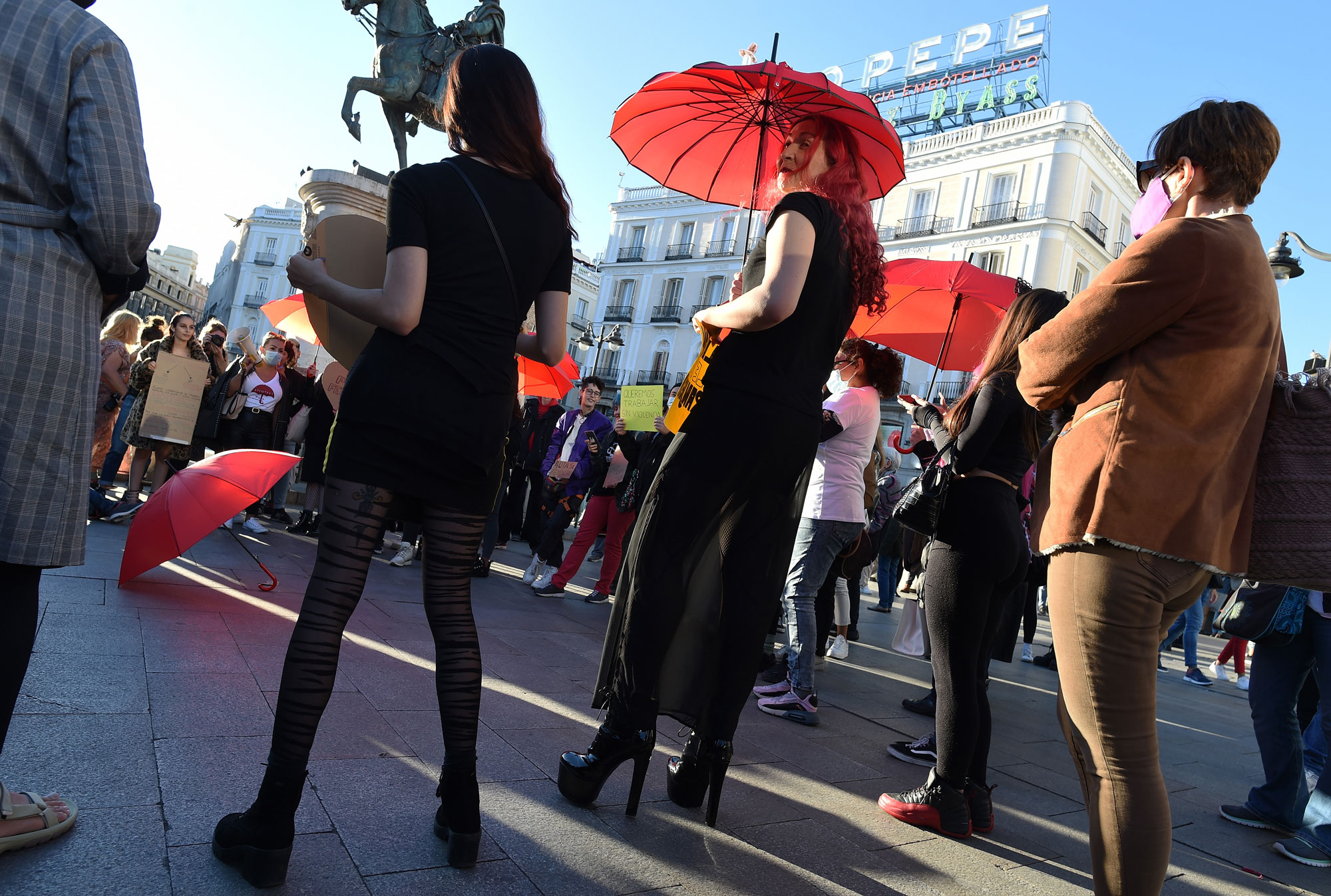 Spanish Sex Workers Protest Against Criminalisation
